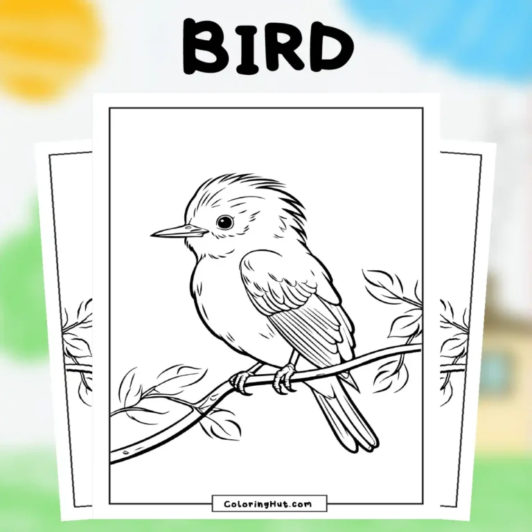 Bird Coloring Page