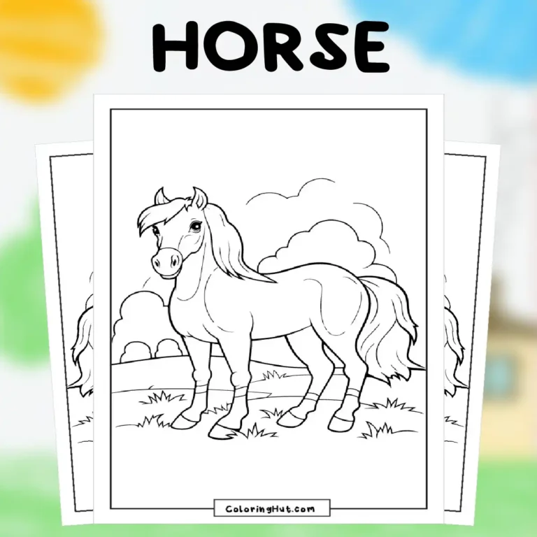 Horse Coloring Pages