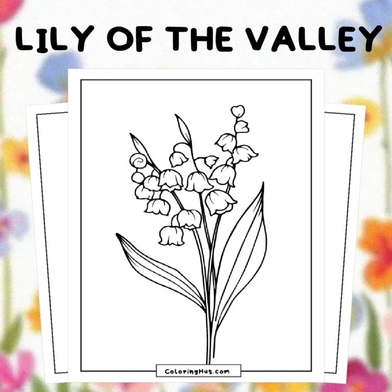 Lily of the valley Coloring Pages