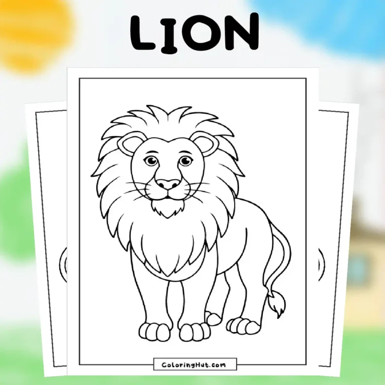 Lion Coloring Pages