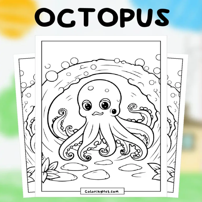 Octopus Coloring Pages