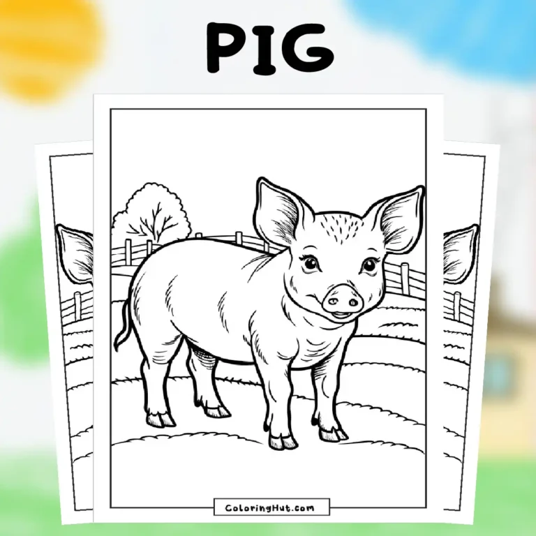 Pig Coloring Pages