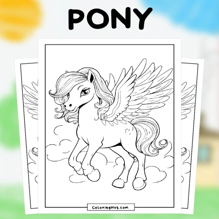 Pony Coloring Pages