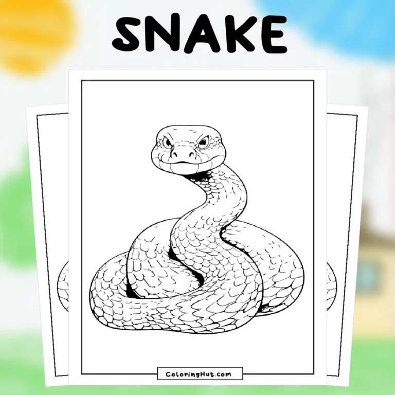 Snake Coloring Pages