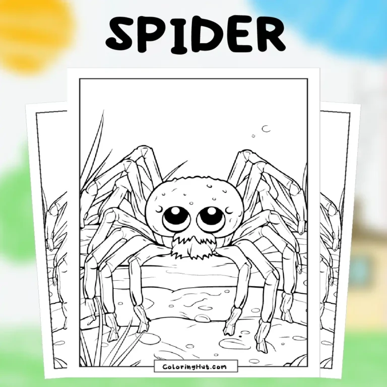 Spider Coloring Pages