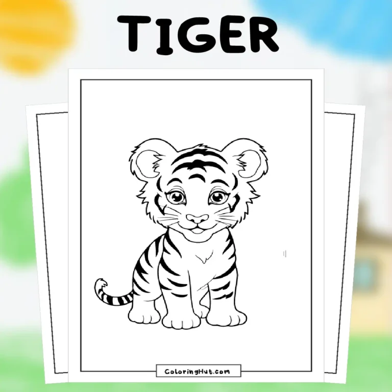 Tiger Coloring Pages