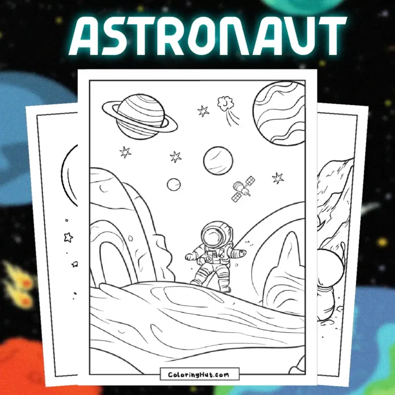 Astronaut Coloring Pages