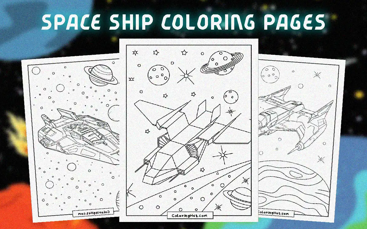 Cover image featuring futuristic spaceships flying through starry space with planets and comets around.