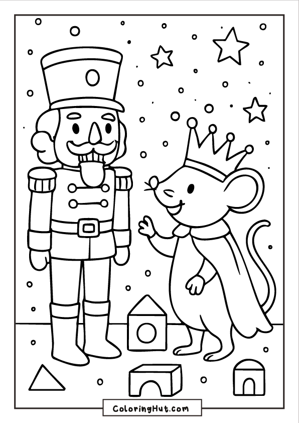 Nutcracker Coloring Page